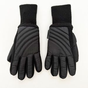 womens Thinsulate black Thermal Insulation GLOVES size M / L cold weather gear